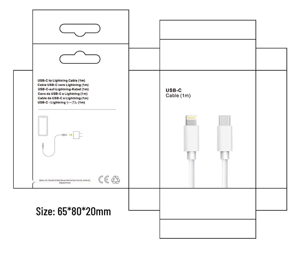 Apple-Compatible PD C-C, U-iOS, C-iOS Fast Charging Cable for 5-16 Devices