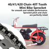 40 Tooth Sprocket 35 Chain Mini Bike Rear Sprocket For CC100X CK100 Baja DB30 TaoTao GK80 Monster