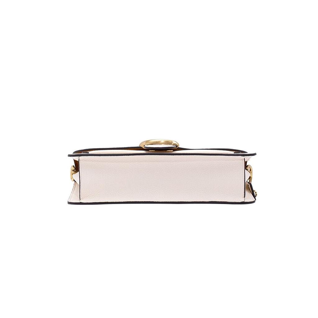 Coach Tabby 26 Classic Logo Metal Detail Polished Pebble Leather Shoulder Bag Women shoulder bag White 73995-B4HA