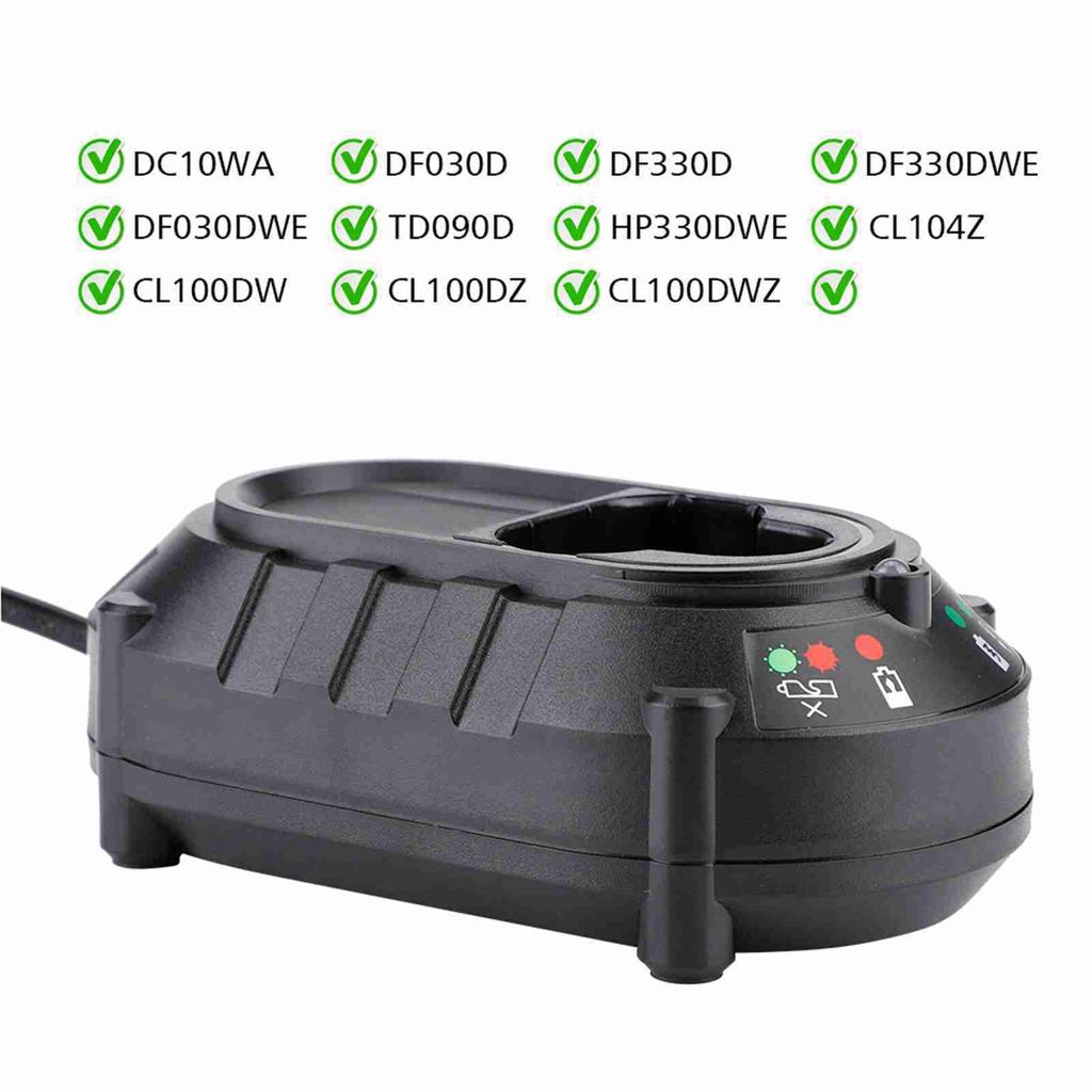 10,8V 12V Batterieladegerät für Makita Lithium-Akkus DC10WA DF030D