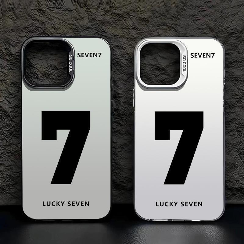 Apple 15promax phone case lucky number iphone14promax personality 13pm trendy 12/11 fashion x