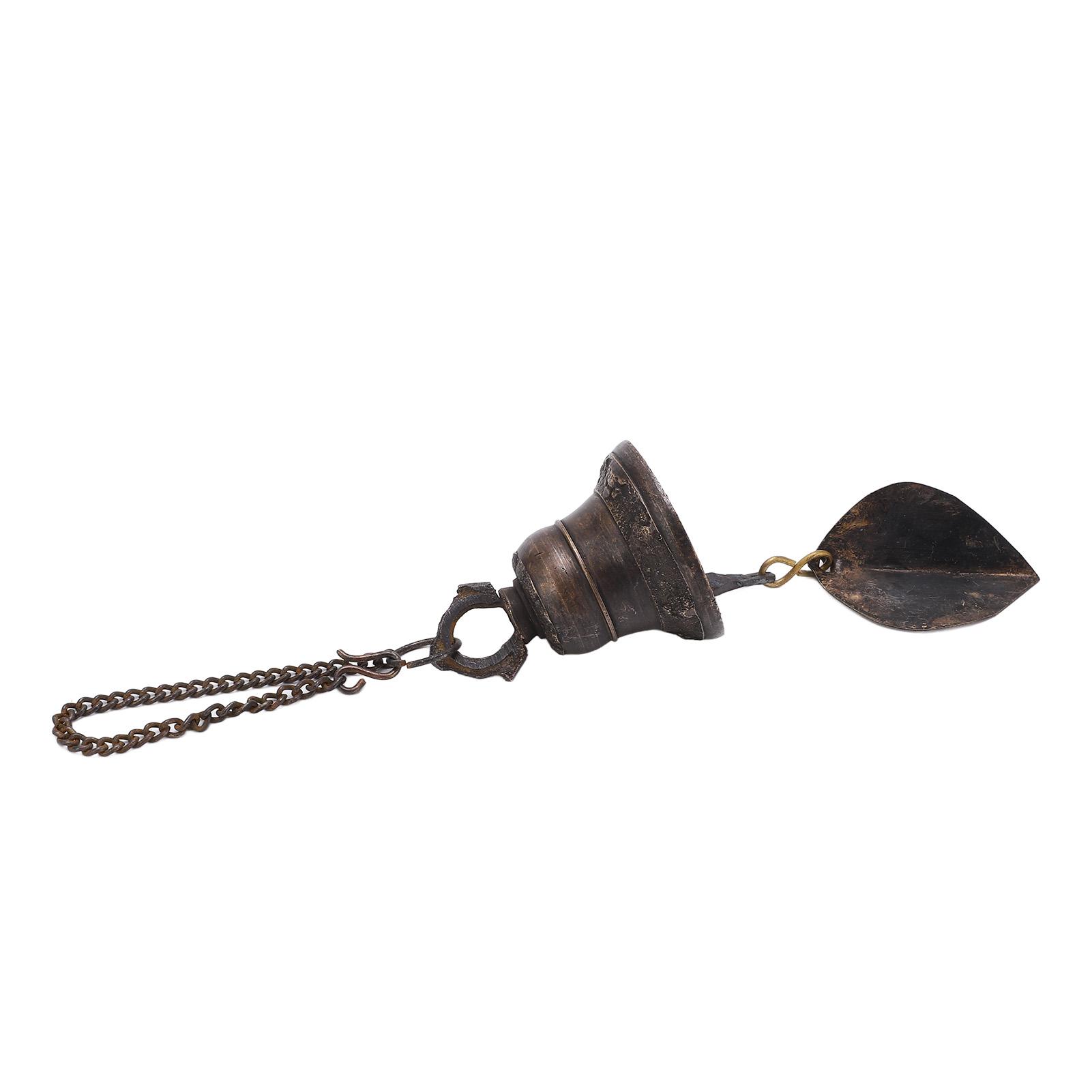 

Обеденный колокольчик Непальский ручной работы Медный чугунный маленький колокольчик Подвеска-колокольчик для стены, двери, забора