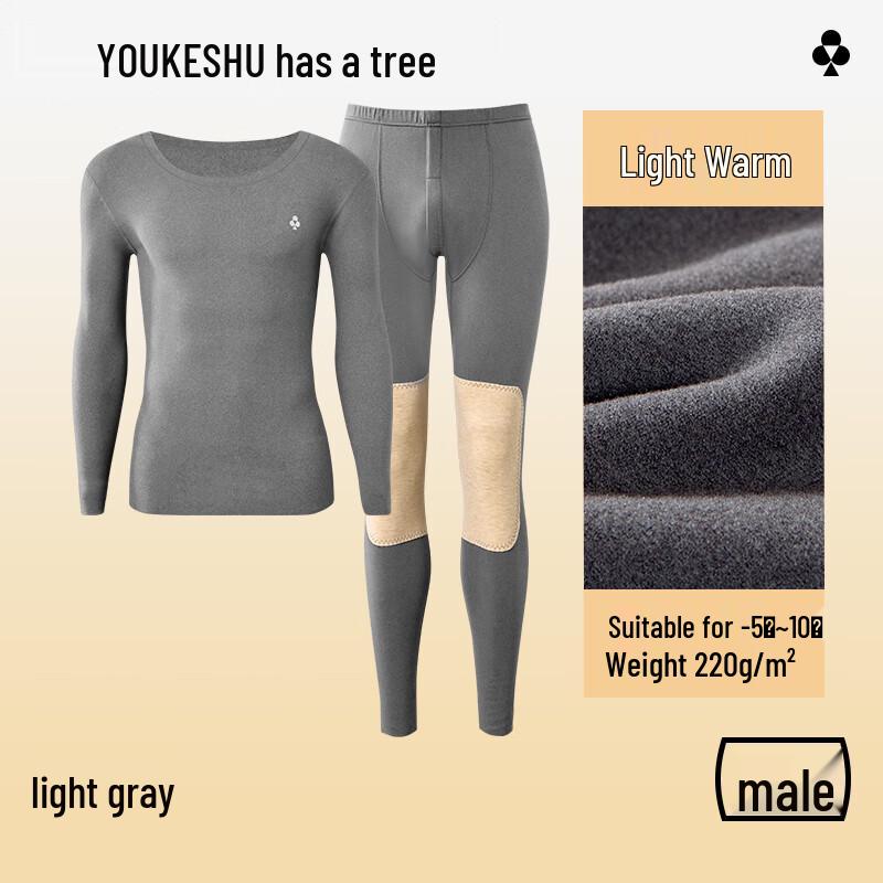 

Мужской антибактериальный термокомплект с круглым вырезом 10A 2XL