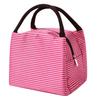 New Stripes Lunch Bag For Women Isothermal Bag Packaged Food Thermal Bags Thermo Pouch Kids Lunch Bag Refrigerator Bag