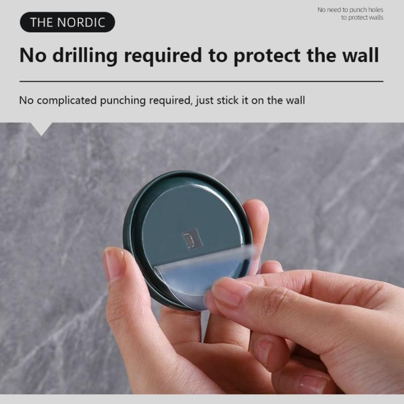 5 Stück selbstklebende Haken ohne Stanzen, Garderobenständer, Schlüsselhalter, Kleiderbügel, Haken, Küche, Mehrzweck, Badezimmer, starke Haken