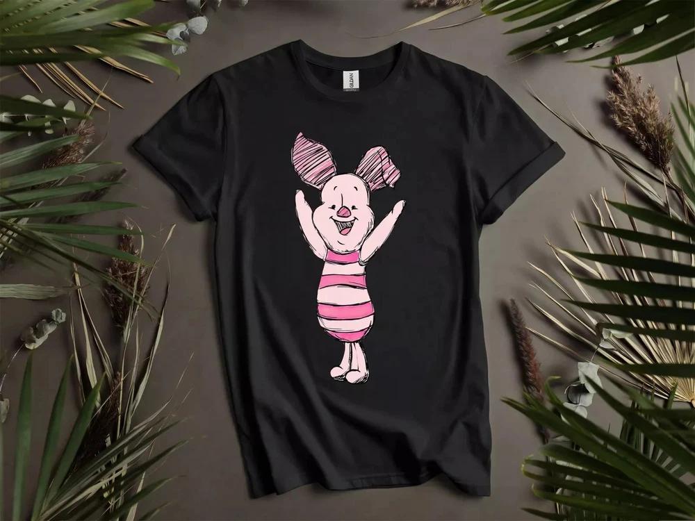 Winnie The Pooh Happy Piglet Tshirt Unisex Unisex Unisex 2025 S