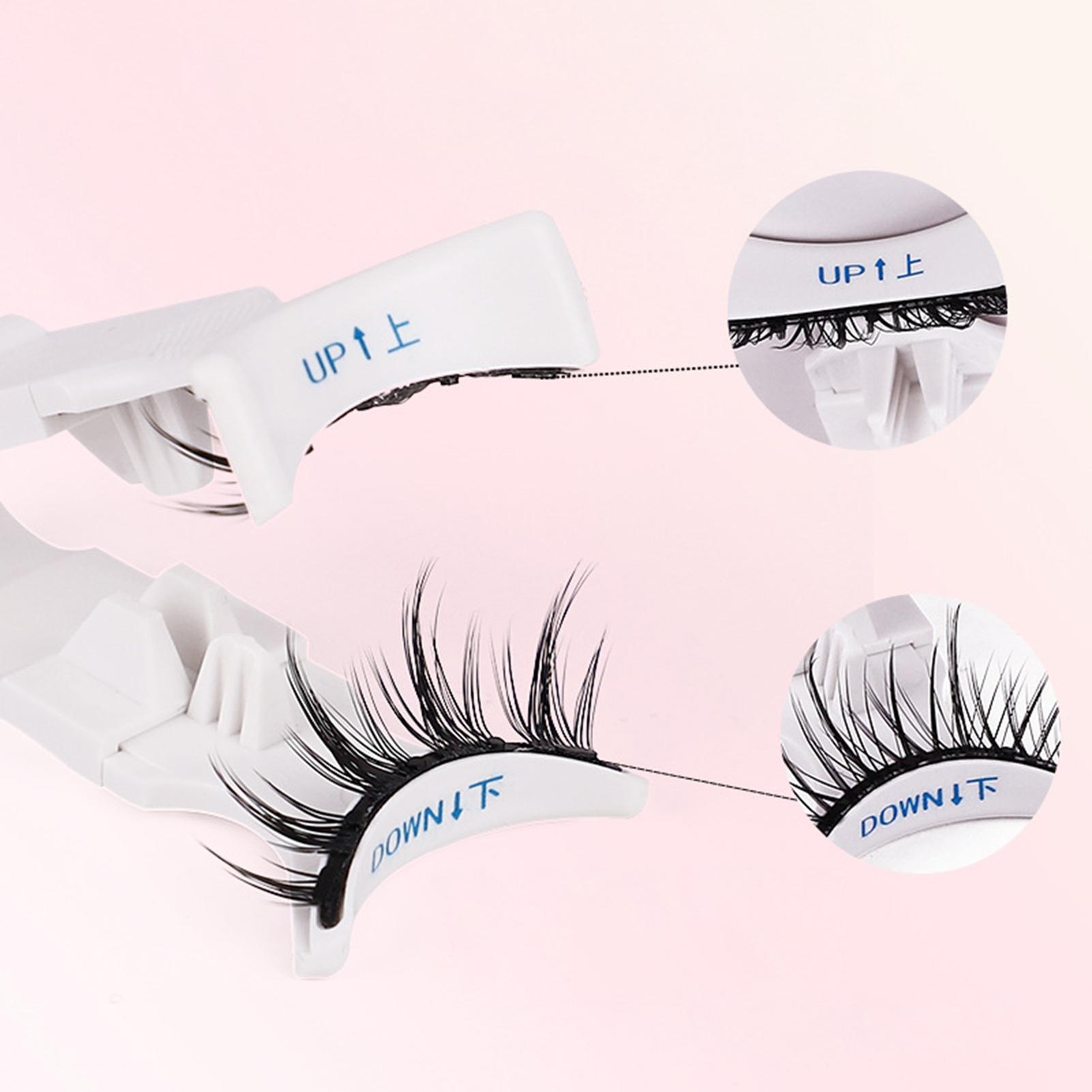 

Z LRAQI BEAUTY Магнитные накладные ресницы Натурально выглядящие накладные ресницы Накладные ресницы с керлером для макияжа глаз Без клея MIX-2