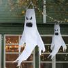 1Pc Outdoor Halloween Ghost Hanging Glowing Ghost Led Ghost Parties Decor Haunted Houses Scary Props Day Of The Dead Glow Darks