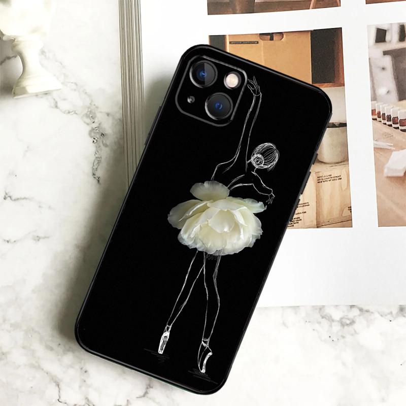 

Ballerina Ballet Dancer Girl Phone Case For iPhone 15 16 14 Plus 13 12 Mini 11 Pro Max X XR XS Max 7 8 Back Cover iPhone 13 mini