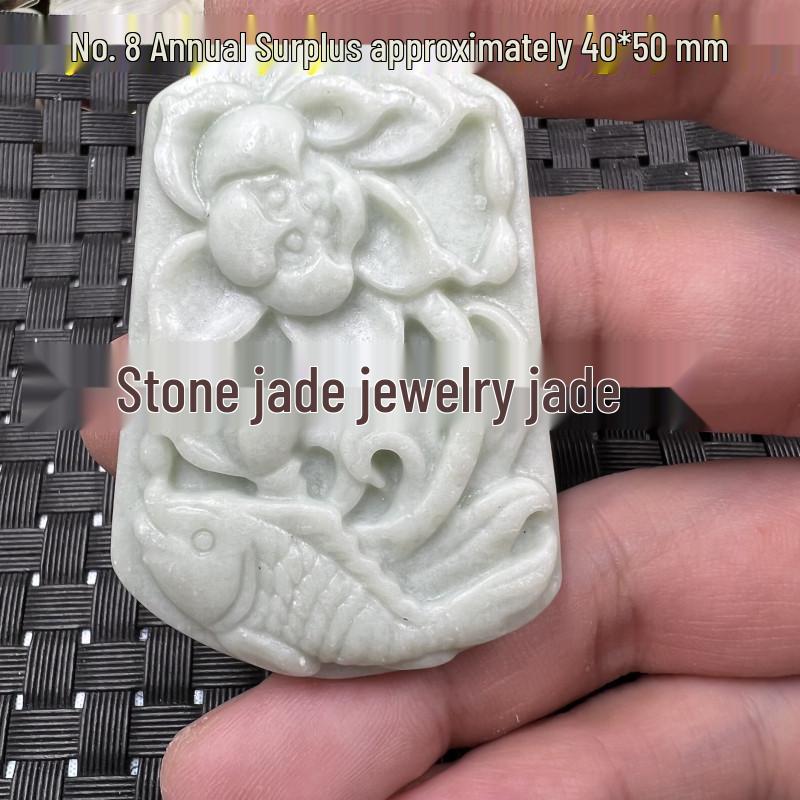 Guizhou Green Dragon Jade Pendant: Zodiac Buddha, Qilin Pixiu Talisman, Landscape and Abundance Designs