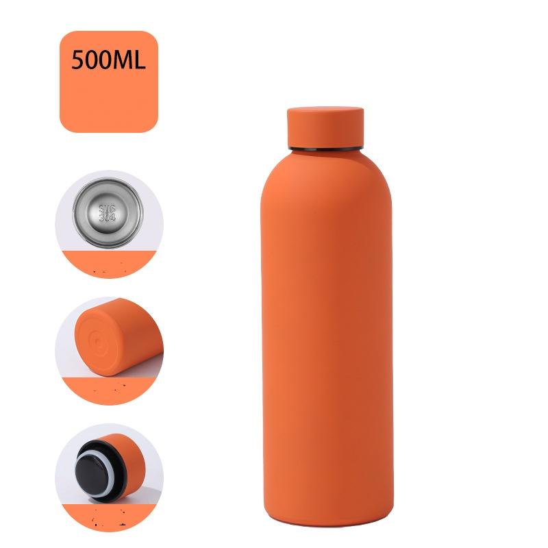 500ml 304 Stainless Steel Thermos Bottle Vaccum Insulated Water Bottle Thermal Coffee Tumbler Travel Sport Bottles Keep Hot Cold
