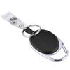 1pc Easy-To-Pull Name Id Card Badge Reel Holder For Nurse Student Retractable Badge Holder Exhibition Chest Office Card