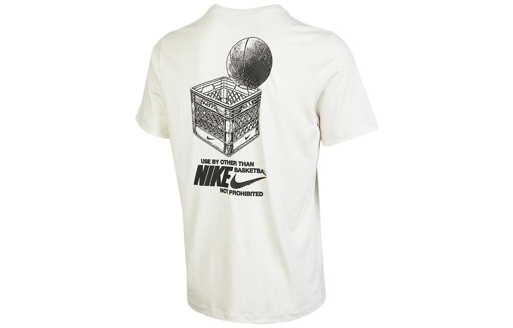 

Nike T Shirts Men s White Crew Neck Moderate Straight Fit DR7638-030 XXL