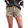 Pantaloncini Denim Estivi da Donna Nuovi Vintage con Stampa Leopardo, Strappi e Juta a Vita Alta
