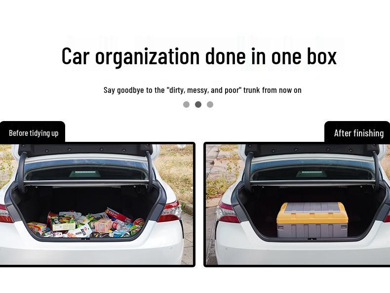 Organizator pliabil pentru depozitare camping portbagaj auto