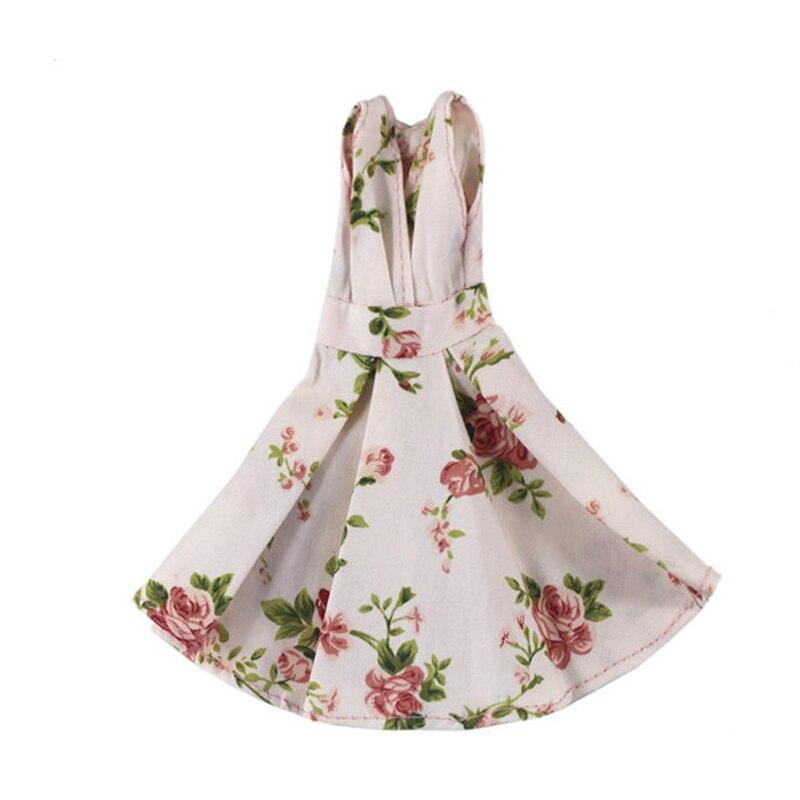 

Белое модное платье для куклы Барби, цветочные наряды для 11,5-дюймовых BJD кукол, одежда для кукол Барби, аксессуары, детские игрушки розовый/белый