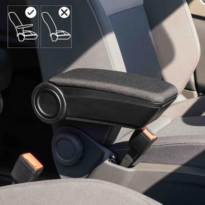 Rati Armster3sm Accoudoir central compatible avec Dacia Duster 2018-19 I Accoudoir avec compartiment de rangement, à fixer sur le