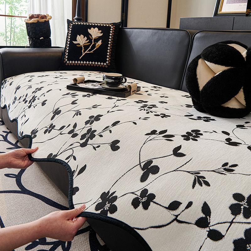 Premium Sofa Cushion New Four-Season Universal Straight Row Special-Shaped Seat Cushion Fixed Non-Slip Sofa Cover Cloth Towel