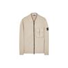 Stretch Cotton Over Shirt 'Beige' Men's 781510304-V0192