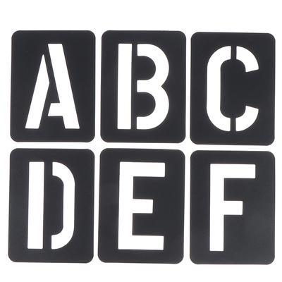 42Pcs Letter Number Symbol Craft Hollow Stencil Stamping Embossing Template