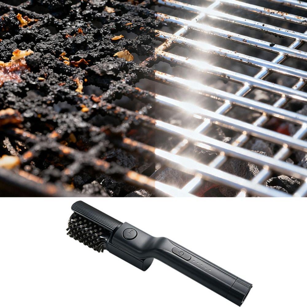 Rechargeable BBQ Cleaning Brush Adjustable Angle Barbecue Grill Cleaning Brush Picnic