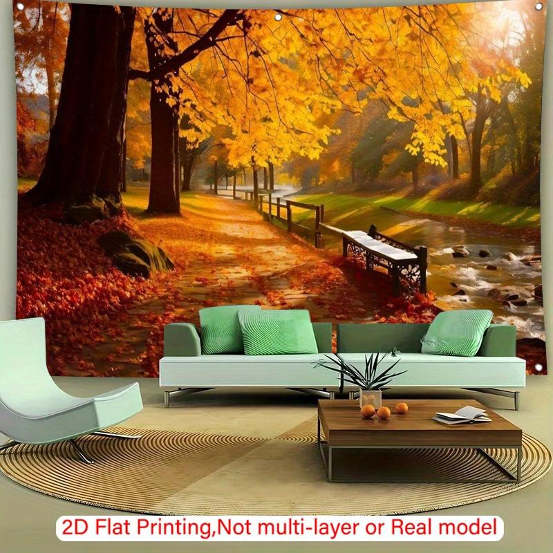 2D Plane, 1 Piece of Autumn Maple Leaf Themed Element, Suitable for Garden Courtyards, the Best Gift for Relatives and Friends
