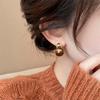 Amber Color Oval Dangle Earrings for Women Drop Earring Accessories