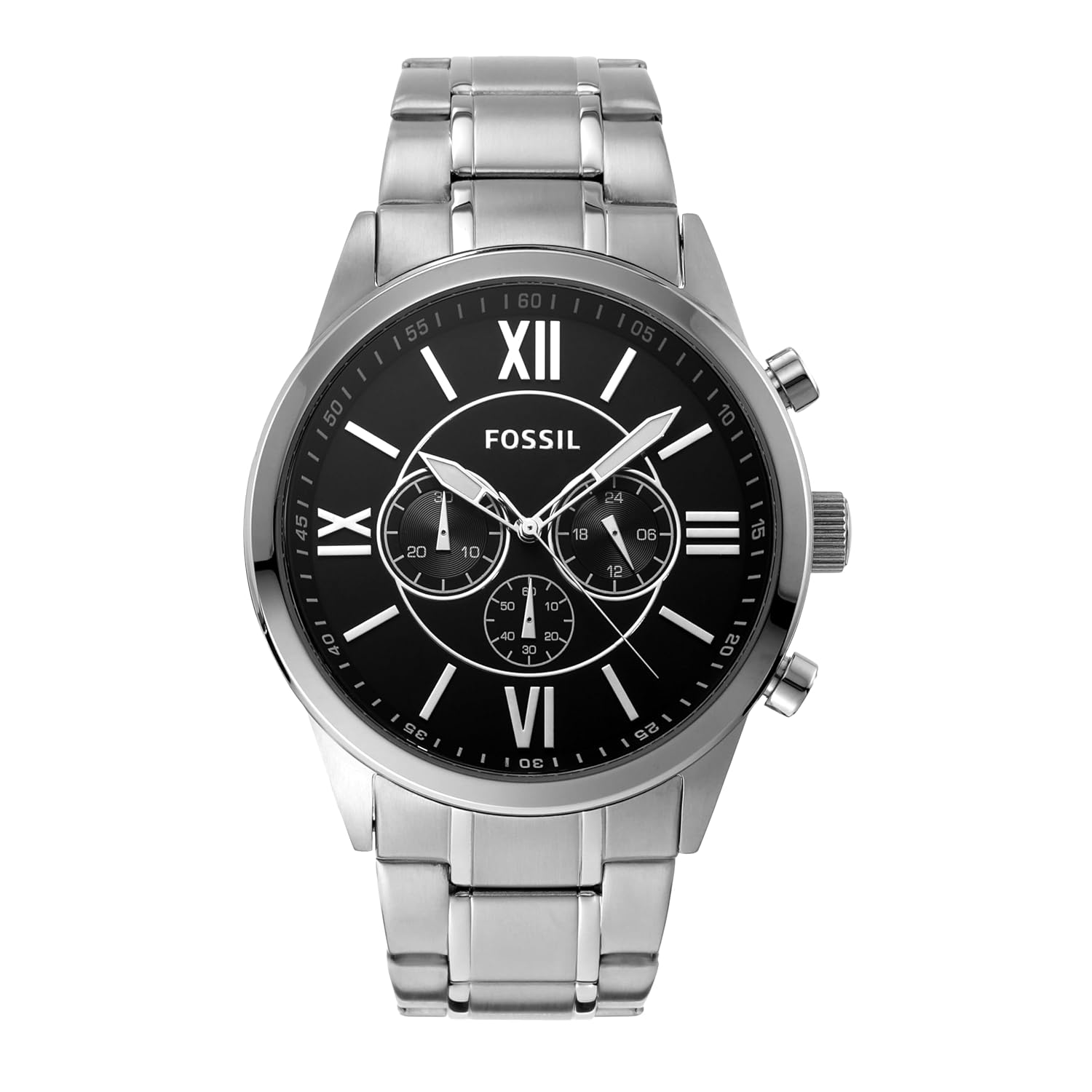 Fossil wristwatch mens analog stainless BQ1125IE