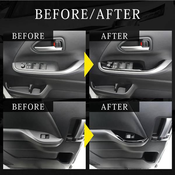 Декоративная рамка кнопки подлокотника, 4 шт., для Toyota Voxy/Noah 90-й серии 2022+ Other