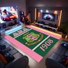 1pc AKA Logo Print Area Rug - Soft, Washable Non-Slip Indoor Mat for Office Chairs, Living Room, Home Office Decorative Rug