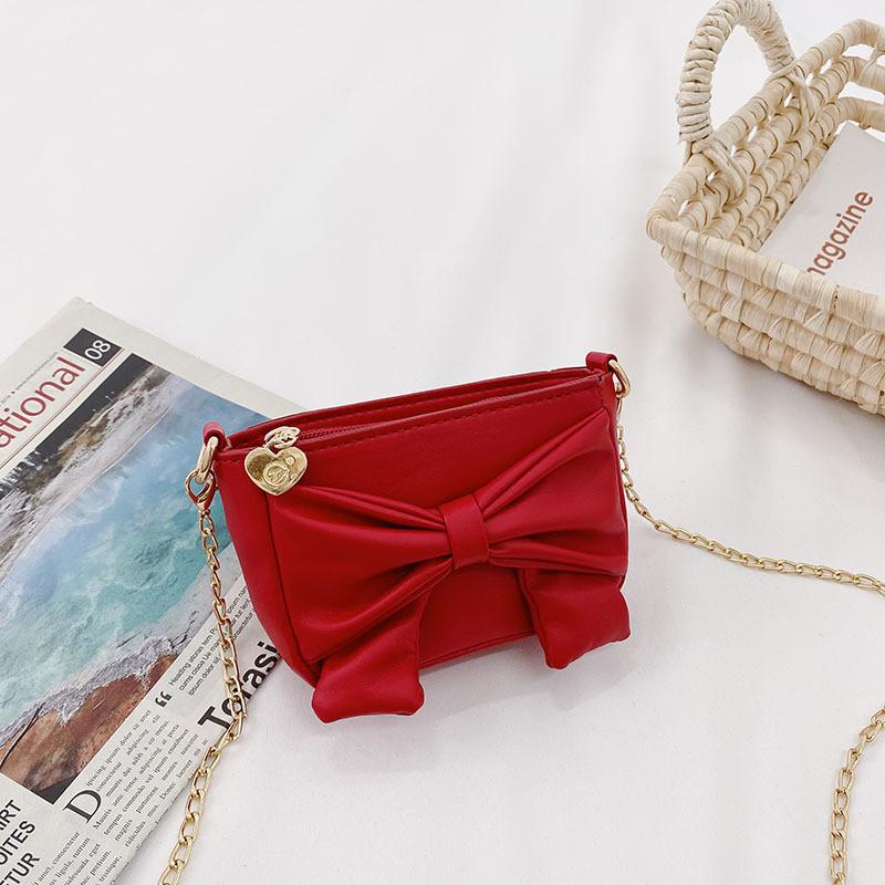Stylish Children's Butterfly Knot Handbag With Chic Design For Young Girls