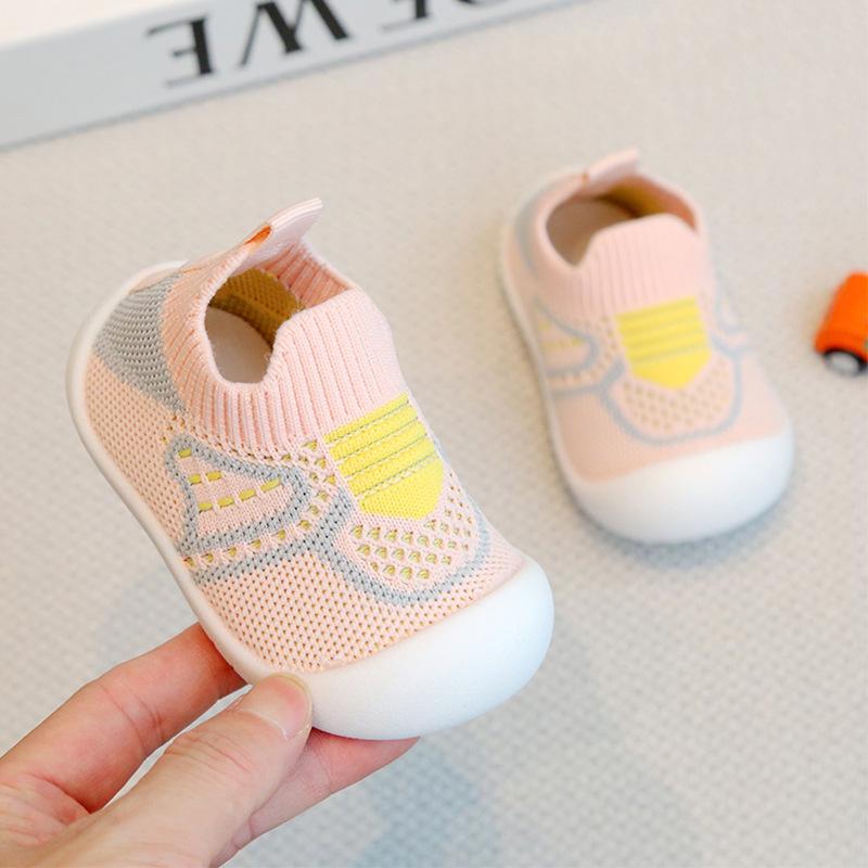 Infant Non-Slip Soft Sole Walking Shoes for 0-3 Years – Slip-On Spring/Autumn Shoes & Socks for Boys and Girls