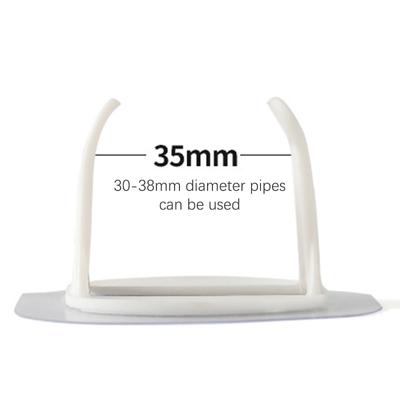 Washing Machine Drain Pipe Holder Self-Adhesive Non-Punching Household Drum Washing Machine Outlet Pipe Fixed Buckle Pipe Clamp