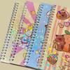 Laser Capybara A5 Coil Notebook Cute Cartoon Exercise Book Cute Notepad Diary School Stationery Supplies
