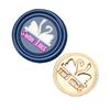 10Pcs Embossed Seal Stamp Head Scrapbooking Stamp Head for Appreciation Card Invitations Envelope Embellishment