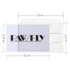 Transparent Double Cards Slots ID Tag Badge Holder with Badge Reel Cards Storage Organizer Employee Pass Work Card Case Sleeve