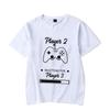 Couple Matching T-Shirt Funny Game Player Shirts Short Sleeve Loose Women Men Tshirt Pregnancy Announcement Tops