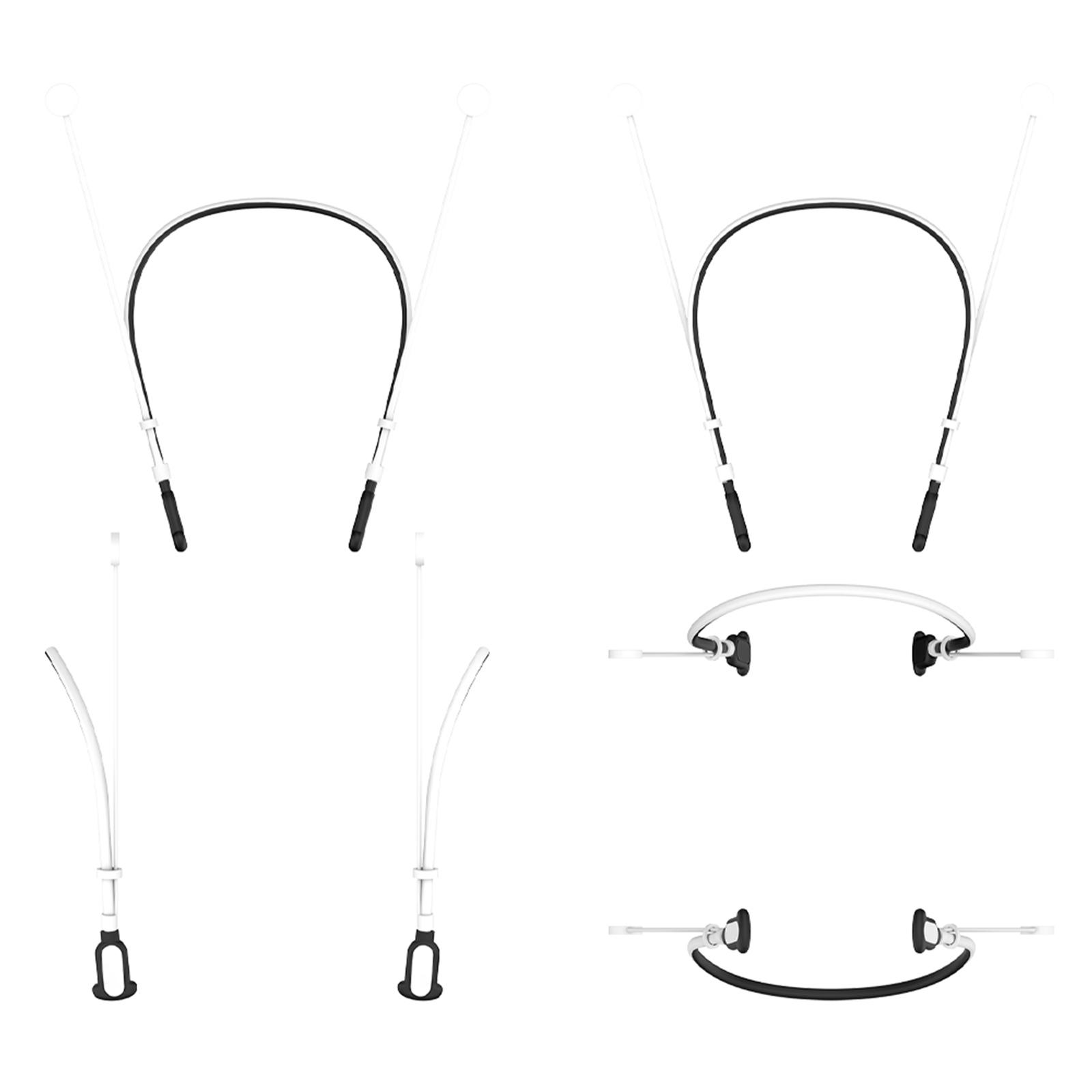 Противопотерянный шейный шнурок для Google Pixel Buds 2a(2025)/Pro 2(2025) Беспроводные наушники Противопотерянный шнурок Шнурок-ремешок на шею для наушников белый