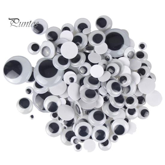 1 Pair 5cm/7cm/10cm/12cm/15cm Refrigerator Magnets Self Adhesive DIY Synthetic Resin Black White Googly Eyes  Fridge Stickers Scrapbook Accessory