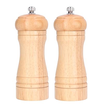 2 pz Macina Sale e Pepe in Legno   Macinatura Legno Macina Pepe per Condimento Cucina