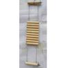 Bird Toys Parrot Toys Round Wooden Stick Swing Climbing Ladder Stacks Hanging Chain Swings