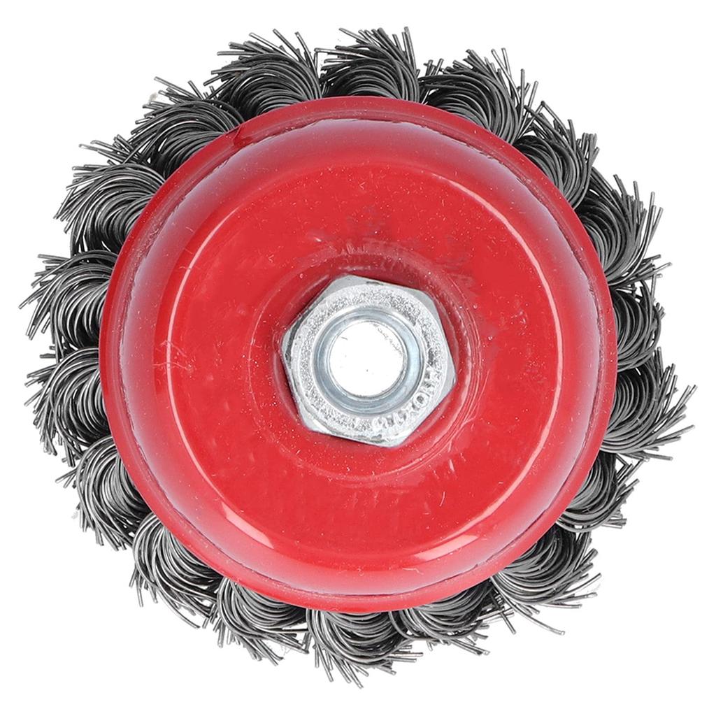 Strong Cup Brushes for Disc M10 Powerful Abrasive Steel Wire Cup Wire Outer Diameter 75mm 5-Pack Grinders, Thread, Brushes, Brushes,