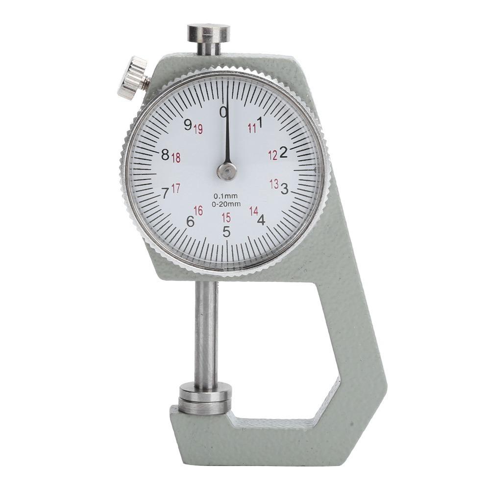 Accurate 0-20mm Range Thickness Gauge Flat Head Thickness Tester Measuring Thickness Tester Leather Measuring