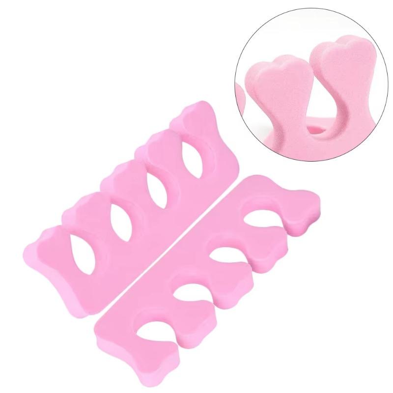 New Nail Art Finger Splitter Sponge Toe Separators Popular Soft Silica Gel Toes Fingers Dividers Manicure Pedicure Nails Tools