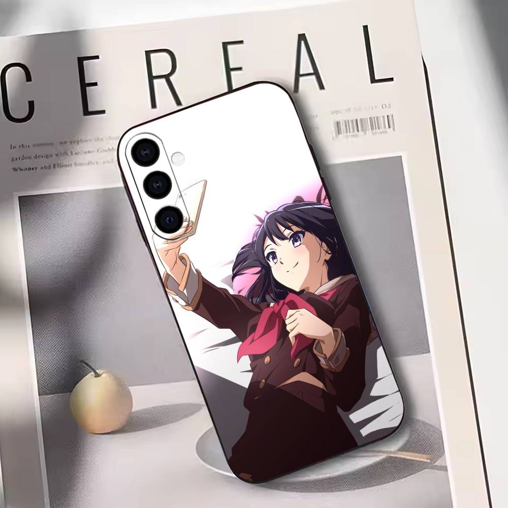 Kumiko Oumae Phone Case For Samsung Galaxy A73,A72,A71,A70,A53,A52,A51,Soft Silicone Black Cover