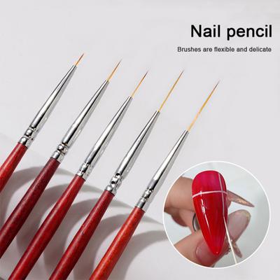 Nail Art Liner Maliarske pero 3D tipy Urob si sám akrylový UV gél štetce Pero na kreslenie Kvetinová mriežka na manikúru Nástroj na manikúru
