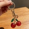 Брелок Підвіска Смола Вишневий Дизайн Ланцюжок для ключів із гілками зі золотої сплаву Надійна застібка-омар Гачок проти втрати Аксесуари для сумок Ключів Телефону