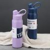 Mode Macaron Smart Sport Wasserbecher Große Kapazität Thermosbecher Studenten Kessel Outdoor Edelstahl Thermosbecher
