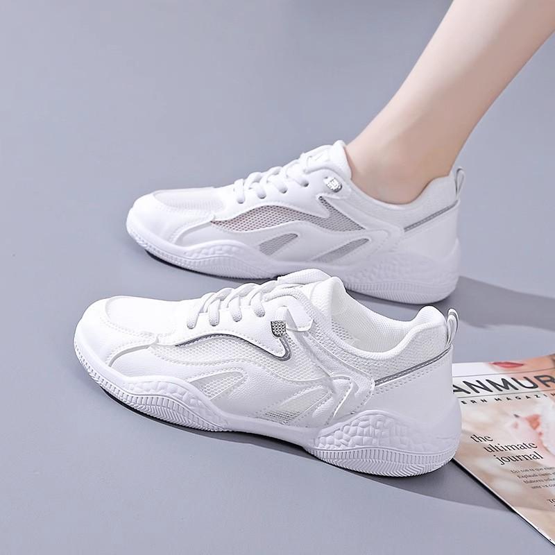 Soft-soled running shoes women's shoes 2025 new summer breathable mesh casual fashion lightweight shock-absorbing sports shoes