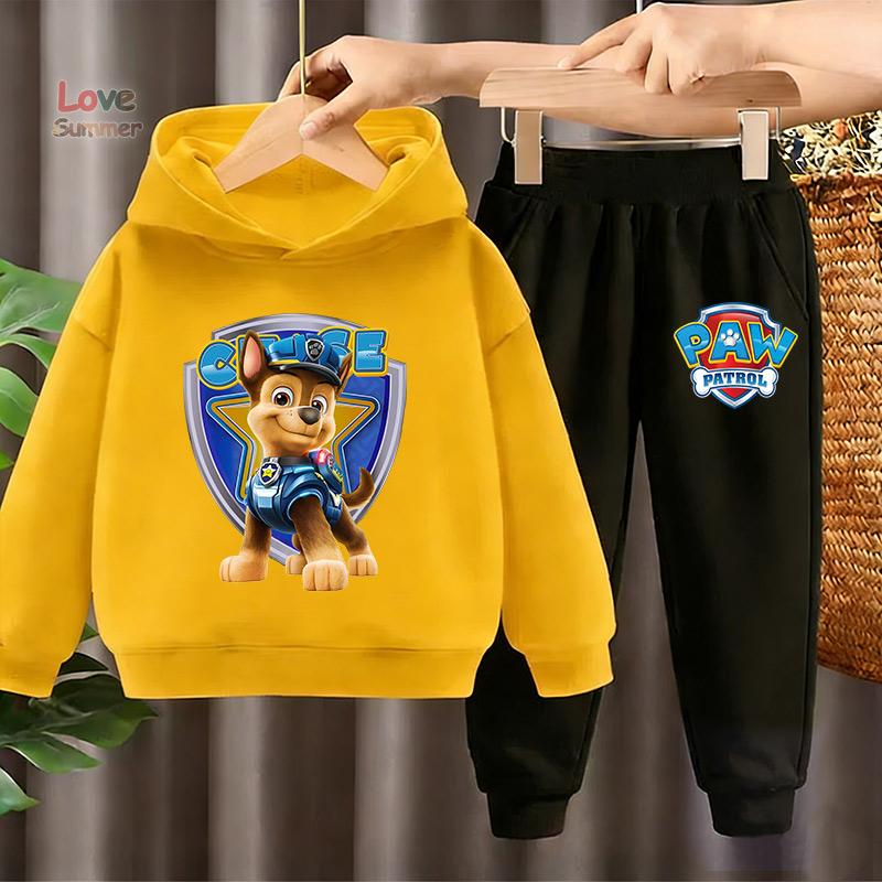 

Paw Patrol Дитячі Худі+штани Комплекти з 2 предметів Чейз Дитячий Косплей Хлопчики Пуловер Толстовка Дитячий Одяг 4-14 років 130